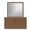Portrait Small Dresser & Mirror - Sienna Brown