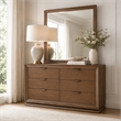 Portrait Small Dresser & Mirror - Sienna Brown