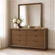 Portrait Small Dresser & Mirror - Sienna Brown