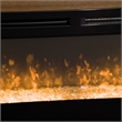 Portrait Fireplace with Electric Insert - Sienna Brown