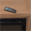 Portrait Fireplace with Electric Insert - Sienna Brown