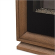 Portrait Fireplace with Electric Insert - Sienna Brown
