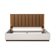 Pavira Queen Bed with LED Lights - Walnut
