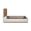 Pavira Queen Bed with LED Lights - Walnut