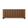 Pavira Queen Bed with LED Lights - Walnut