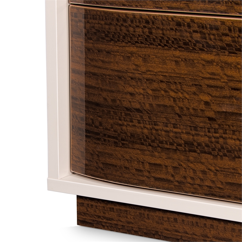 Pavira 2-Drawer Nightstand - Walnut