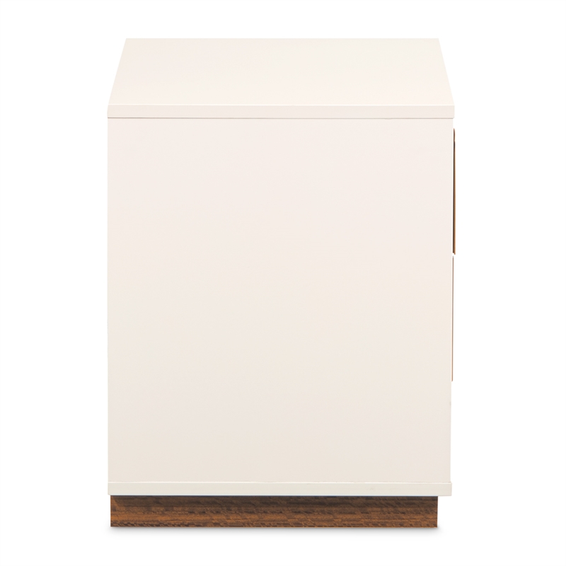 Pavira 2-Drawer Nightstand - Walnut