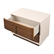 Pavira 2-Drawer Nightstand - Walnut