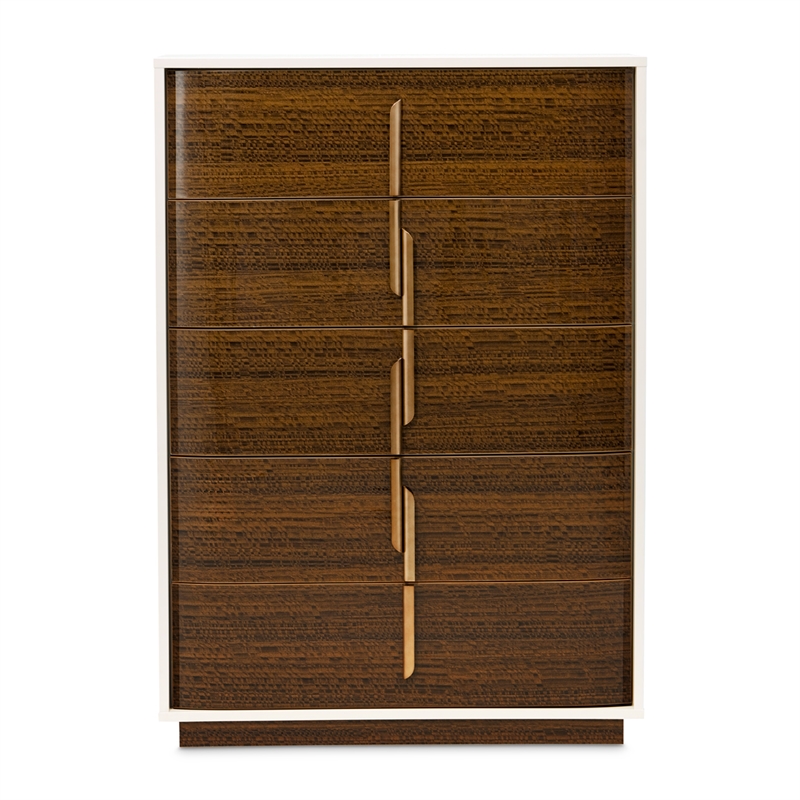 Pavira 5-Drawer Chest - Walnut
