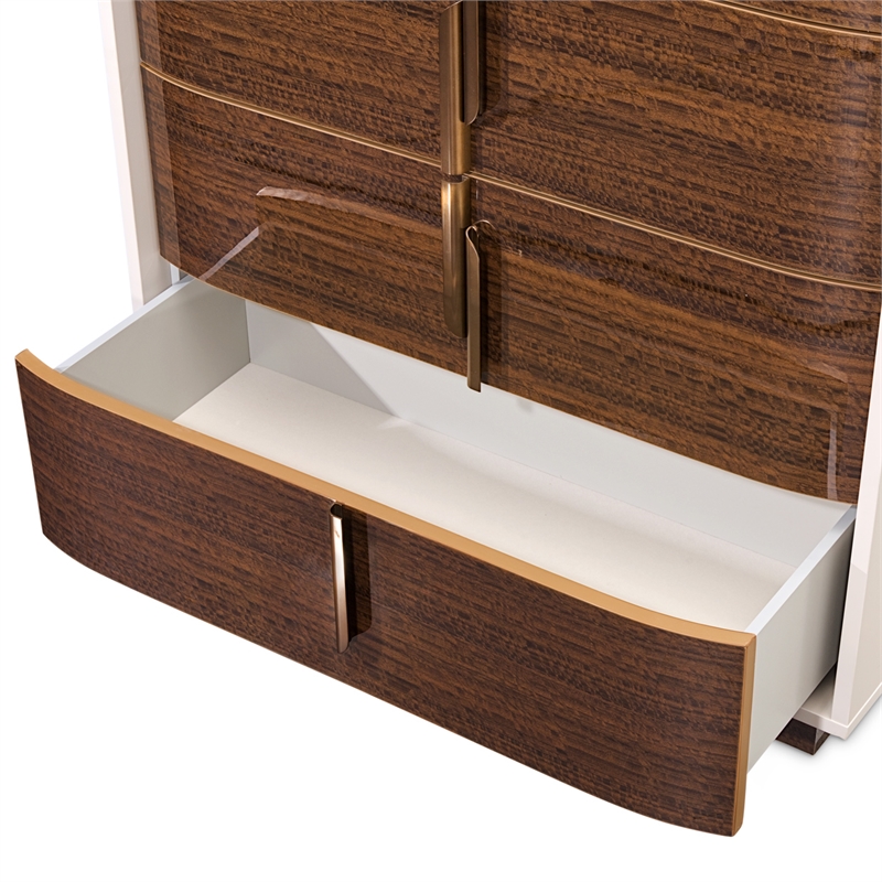 Pavira 5-Drawer Chest - Walnut