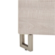 Marin Queen Faux-Suede Panel Bed - Greige
