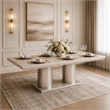 Marin Rectangular Extendable Dining Table - Greige