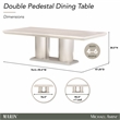 Marin Rectangular Extendable Dining Table - Greige