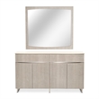 Marin Modern Sideboard with Mirror - Greige