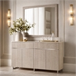 Marin Modern Sideboard with Mirror - Greige