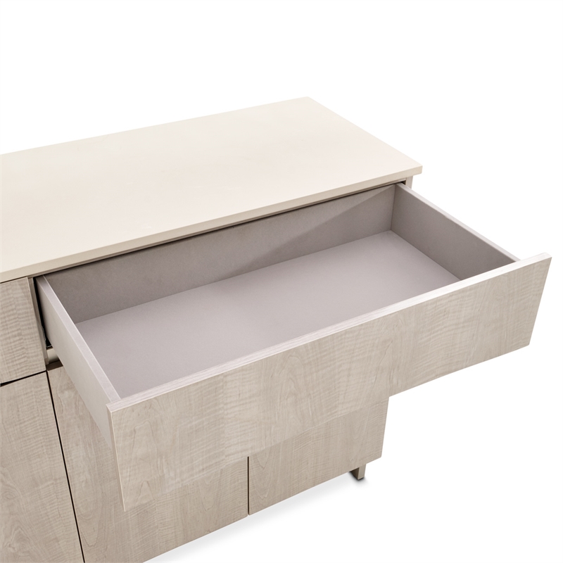 Marin Modern Sideboard with Mirror - Greige