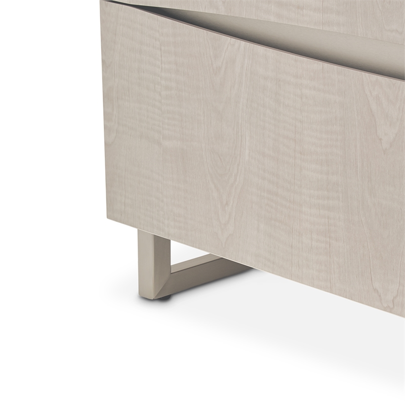 Marin Modern 6-Drawer Dresser with Marble Top - Greige