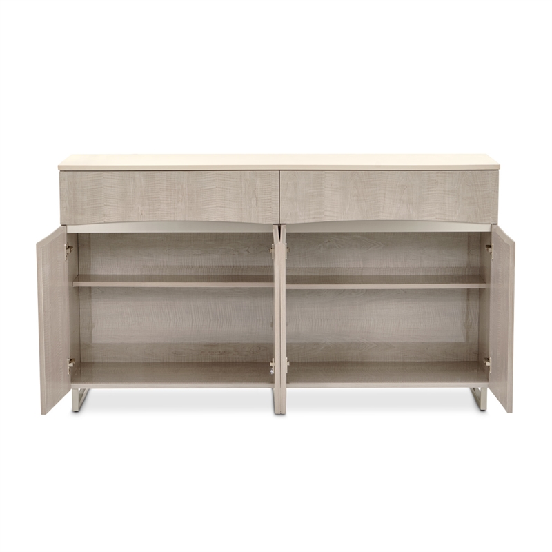 Marin Modern Sideboard with Marble Top - Greige