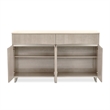 Marin Modern Sideboard with Marble Top - Greige