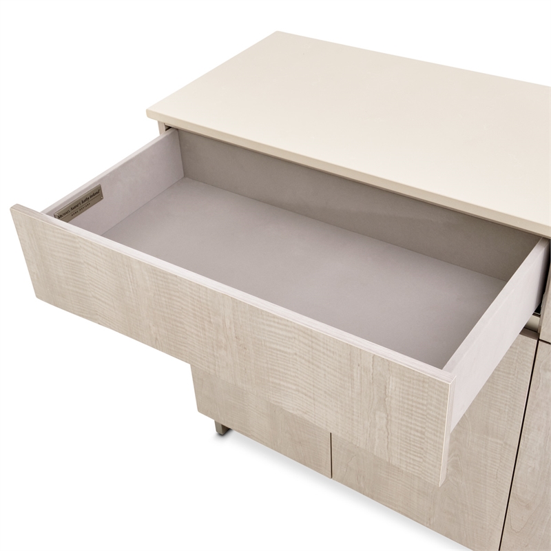 Marin Modern Sideboard with Marble Top - Greige