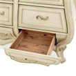 Platine de Royale Traditional 12-Drawer Wood Dresser - Champagne