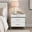 Marquee 3-Drawer Nightstand - Cloud White