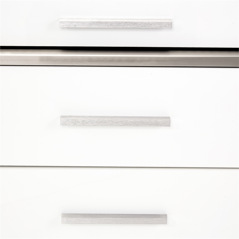 Marquee 3-Drawer Nightstand - Cloud White