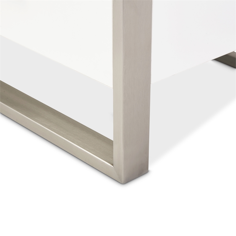 Marquee 3-Drawer Nightstand - Cloud White