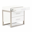 Marquee 3-Drawer Nightstand - Cloud White