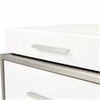 Marquee 3-Drawer Nightstand - Cloud White