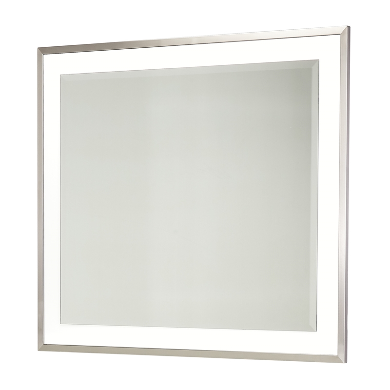 Marquee Wall Accent Mirror - Cloud White