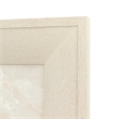 Portrait King Panel Bed with LED Lights - Alabaster White