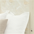 Portrait King Panel Bed with LED Lights - Alabaster White