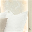 Portrait King Panel Bed with LED Lights - Alabaster White