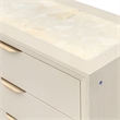 Portrait 6-Drawer Dresser with Mirror - Alabaster White