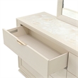 Portrait 6-Drawer Dresser with Mirror - Alabaster White