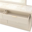 Portrait 6-Drawer Dresser with Mirror - Alabaster White