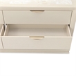 Portrait 6-Drawer Dresser with Mirror - Alabaster White