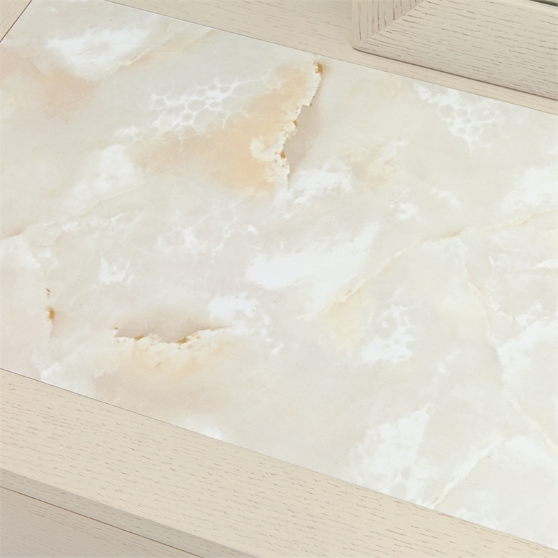 Portrait 6-Drawer Dresser with Mirror - Alabaster White