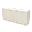 Portrait Sideboard with Lightup Top - Alabaster White