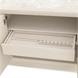 Portrait Sideboard with Lightup Top - Alabaster White