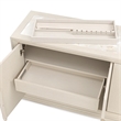 Portrait Sideboard with Lightup Top - Alabaster White