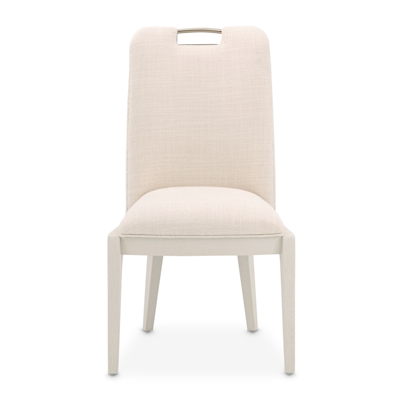 Portrait Dining Side Chair - Set of 2 - Alabaster White