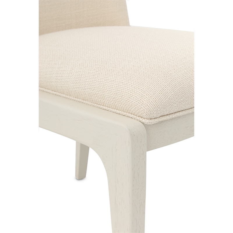 Portrait Dining Side Chair - Set of 2 - Alabaster White