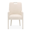 Portrait Dining Arm Chair - Set of 2 - Flax/Alabaster White