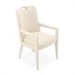 Portrait Dining Arm Chair - Set of 2 - Flax/Alabaster White