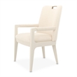 Portrait Dining Arm Chair - Set of 2 - Flax/Alabaster White