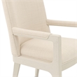 Portrait Dining Arm Chair - Set of 2 - Flax/Alabaster White
