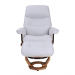 Bregenz Fabric Recliner and Matching Ottoman Set