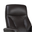 Cortina Leather Swivel Recliner with Matching Ottoman in Brown